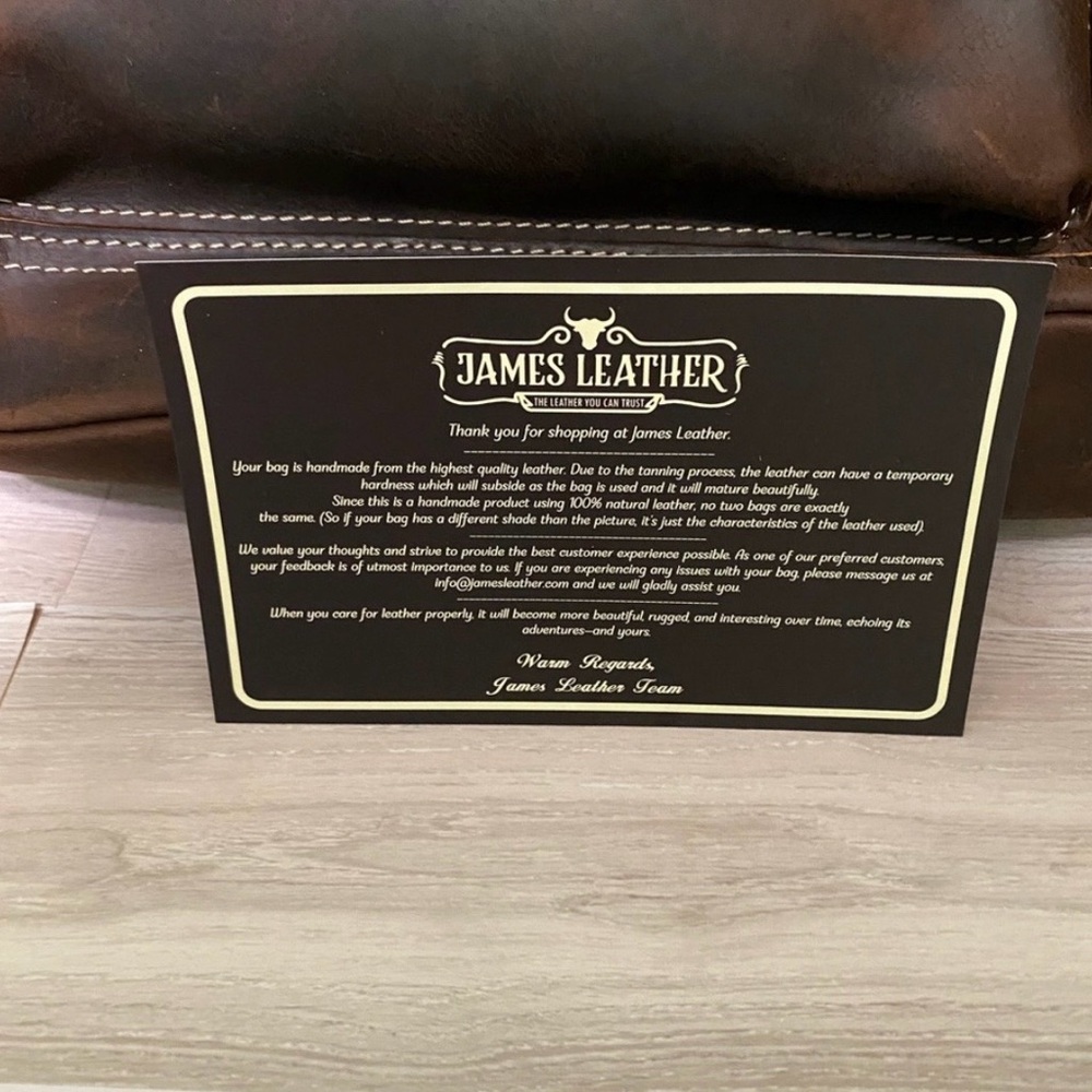 Rustique Roamer Brown Leather Backpack - image 7